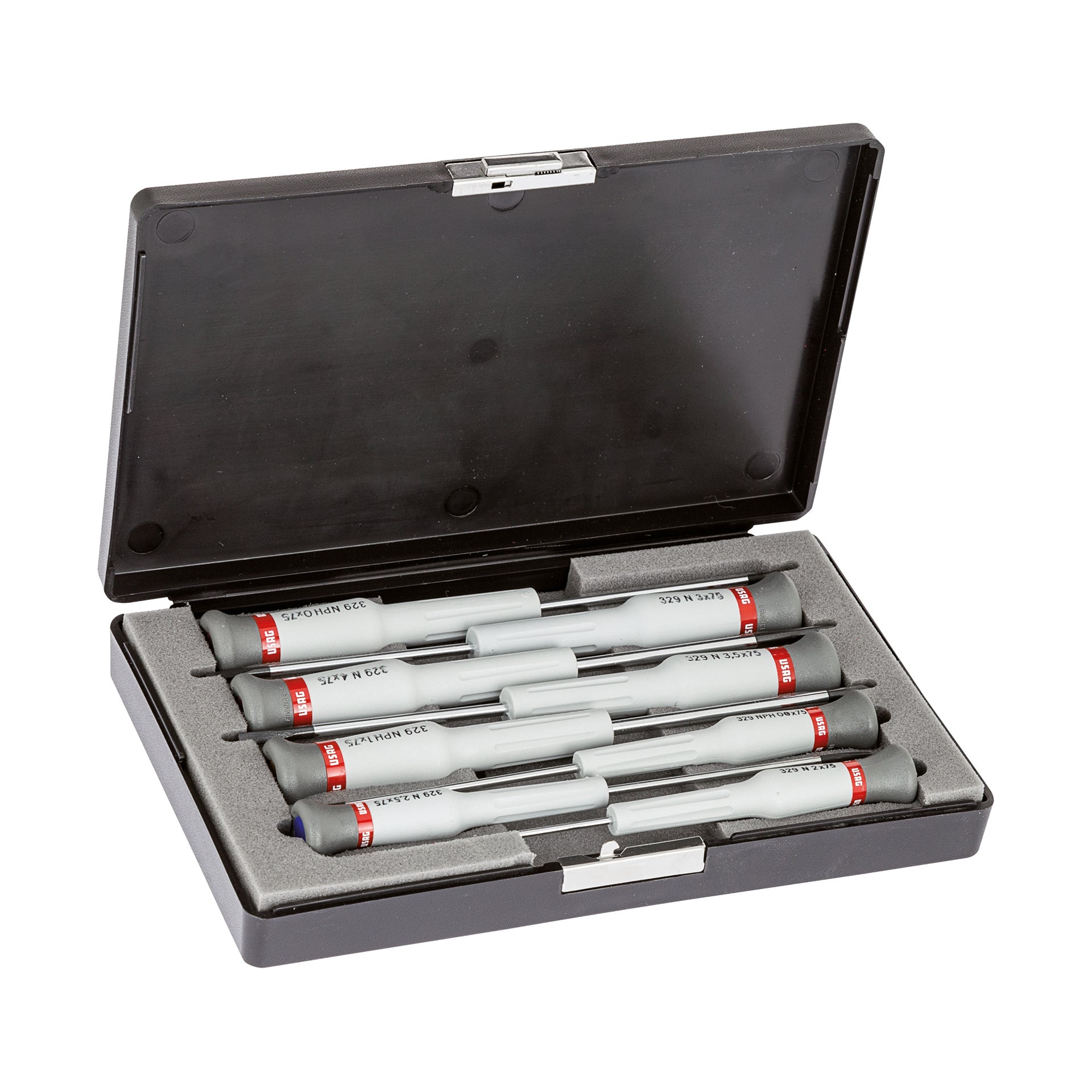 329 N/S8 - Serie di 8 giraviti per viti con intaglio e impronta a croce phillips® - Usag - U03290057 329 N/S8 - Serie di 8 giraviti per viti con intaglio e impronta a croce phillips® - Usag - U03290057